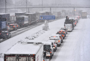 SNOW-STOCKHOLM-SWEDEN