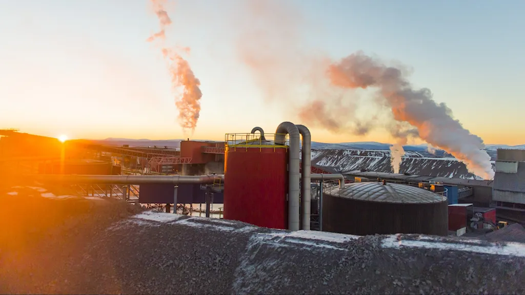 Kiruna iron ore mine