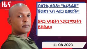 ዕለታዊ ዜና ካብ ሃርሞኒ 11-08-2023